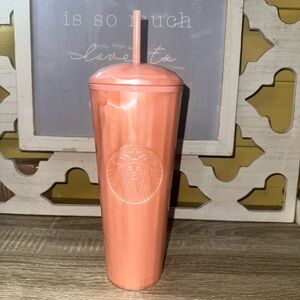 New Starbucks Peach Pearl Tumbler 2021